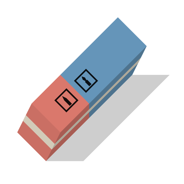 Vector clip artof speedy eraser