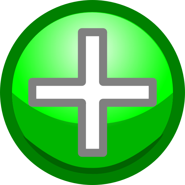 Green plus symbol