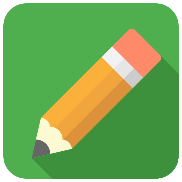 Pencil icon vector illustration | Free SVG