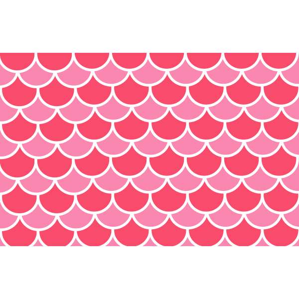 Scallop red pattern
