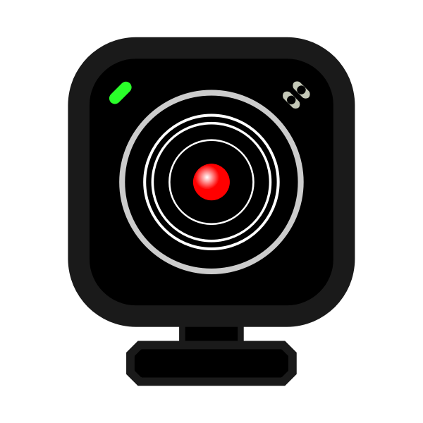 Webcam vector image - Free SVG