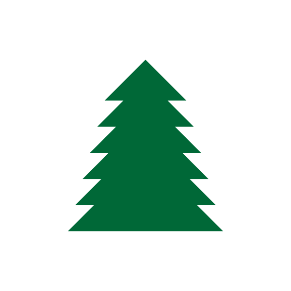 Download Vector graphics of festive Christmas tree outline | Free SVG