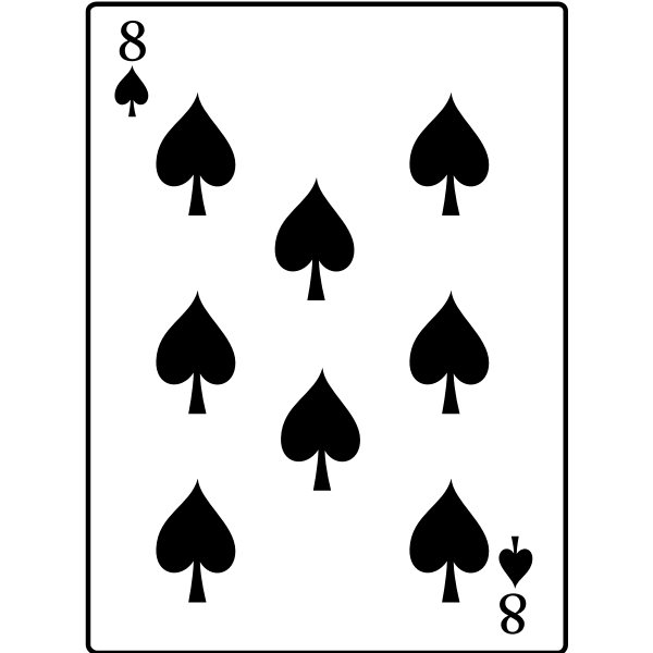 ace of spades card png pink