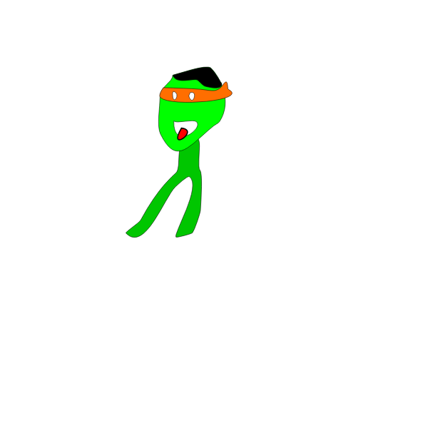 Funny Animated Dancing Character - Frame 2