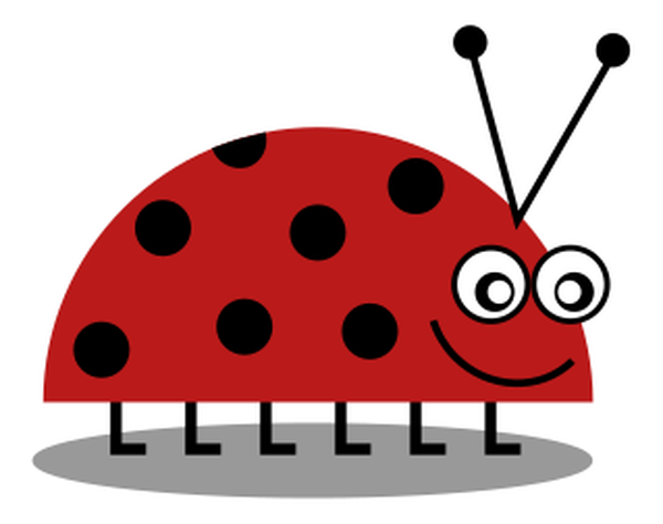 Cartoon Ladybug Free Svg