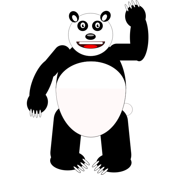 Comic panda