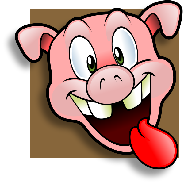 Download Toothless pig | Free SVG