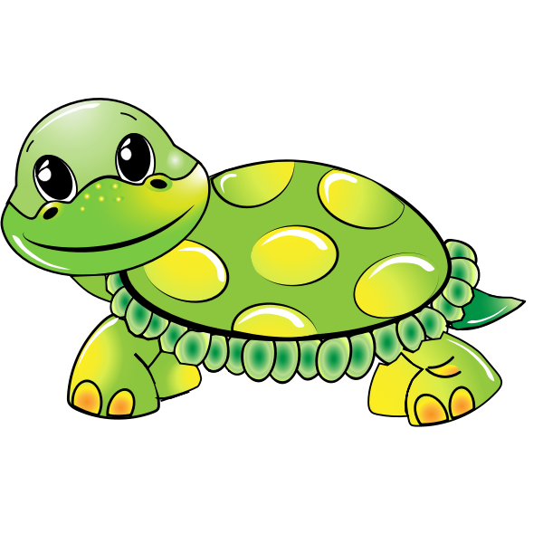 Vector image of a turtle | Free SVG
