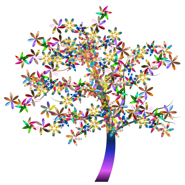 Colorful Floral Tree