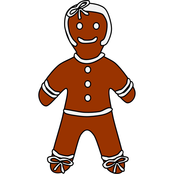 Download Gingerbread girl | Free SVG