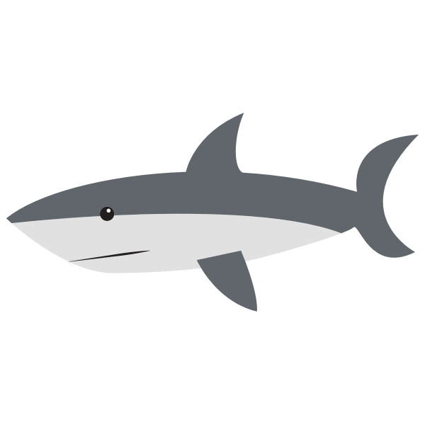 Cartoon shark | Free SVG