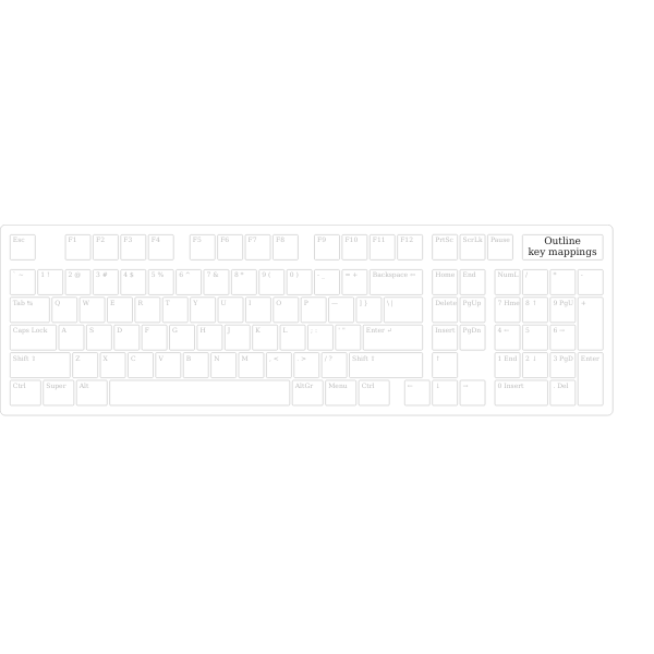 Compact keyboard