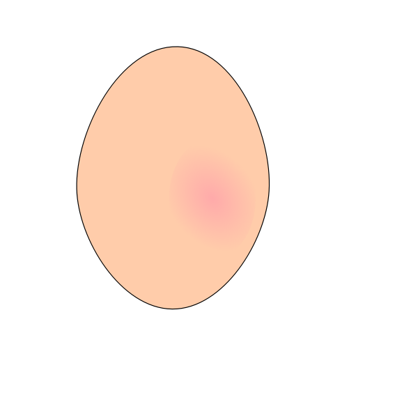 Simple pink egg | Free SVG