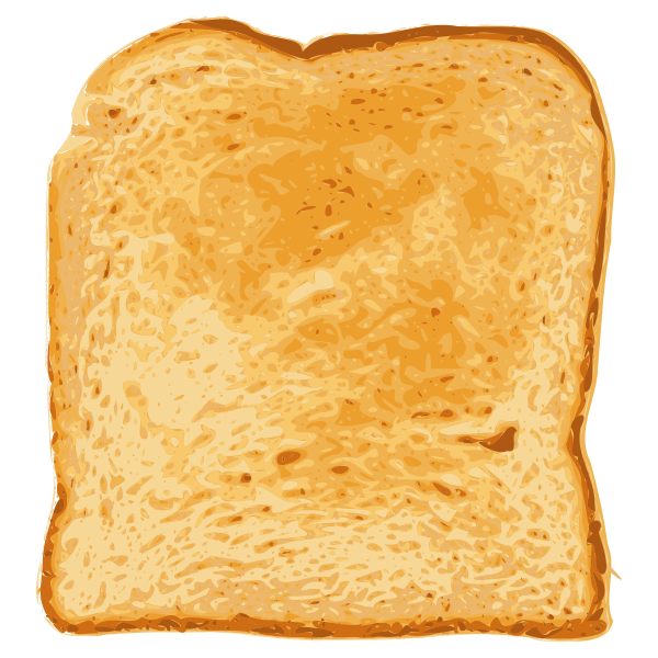 Bread slice vector image
