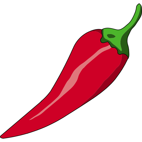 chilli Free SVG Spicy Peppers Clipart.