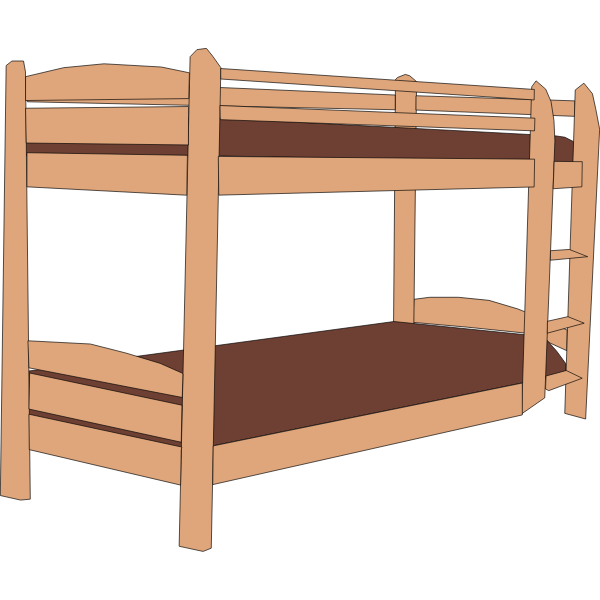 Twin bunk beds | Free SVG