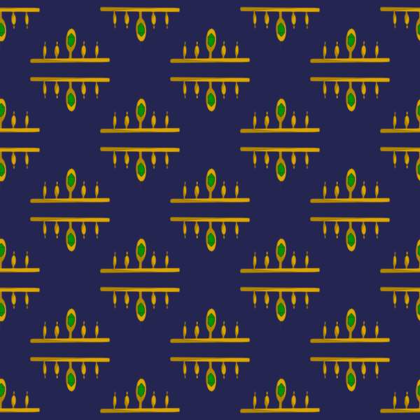 Crown seamless pattern