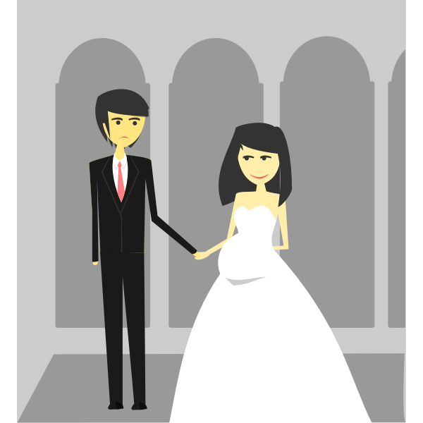 Happy Wedding illustration