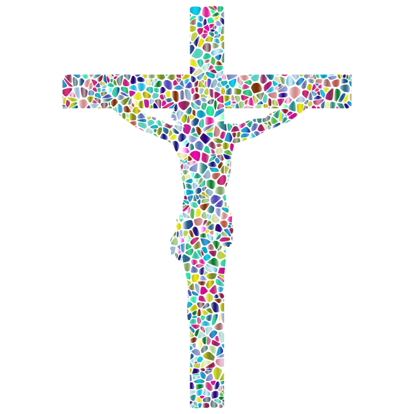 Polyprismatic Tiled Crucifix | Free SVG