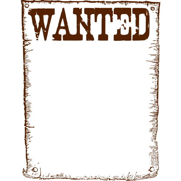 Download Wanted frame | Free SVG
