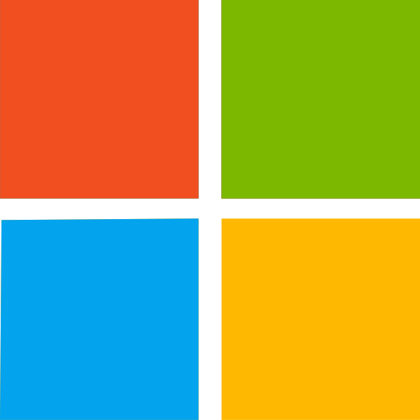 Four colored squares