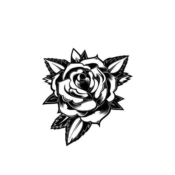 black and white blossomed rose free svg black and white blossomed rose free svg