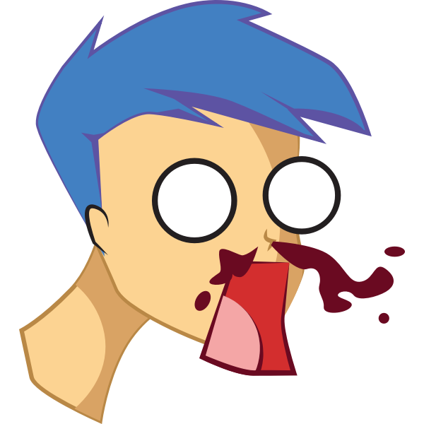 Anime Nose bleed - Free SVG