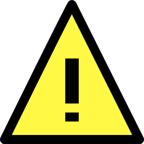 Warning icon image