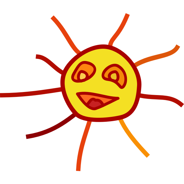 Sun Drawing - How To Draw The Sun Step By Step