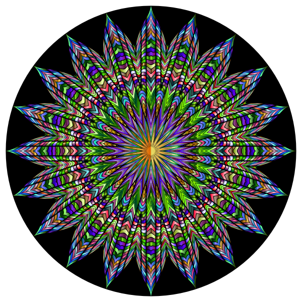 Chromatic Geometric Mandala