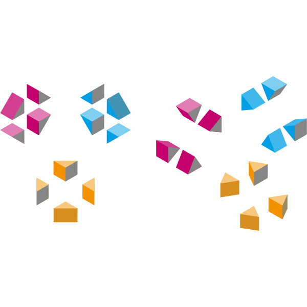 Colorful isometric triangles