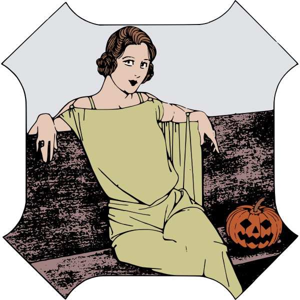 Halloween lady image