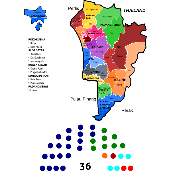 Malaysia electoral map (#2)