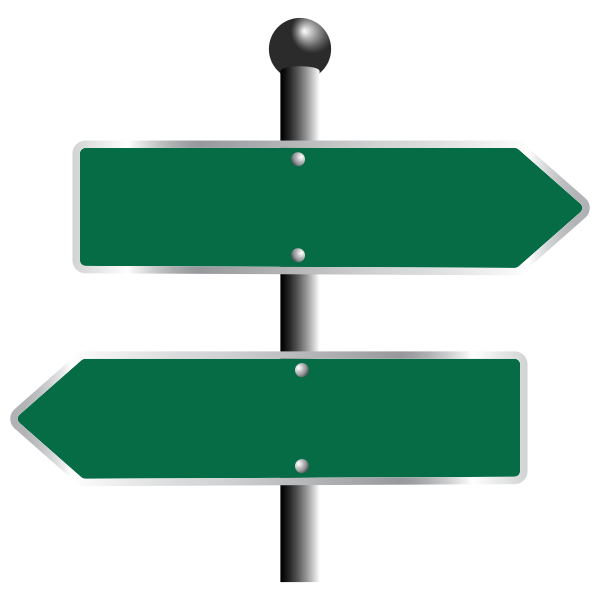 Two Way Sign