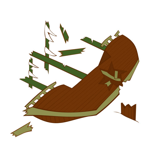 Shipwreck symbols