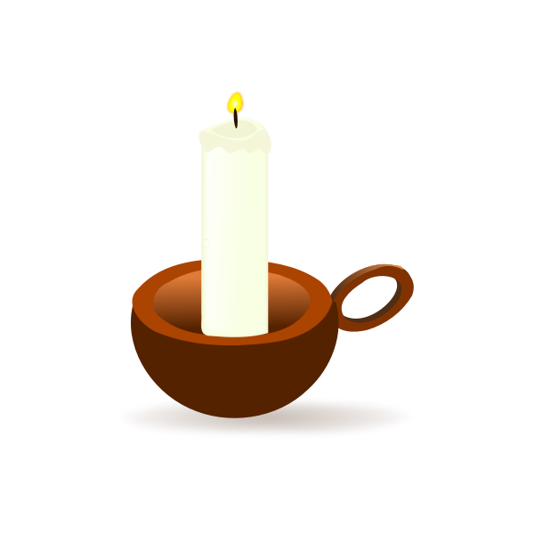 Candlestick vector image