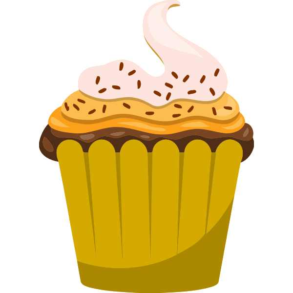 Custard cupcake