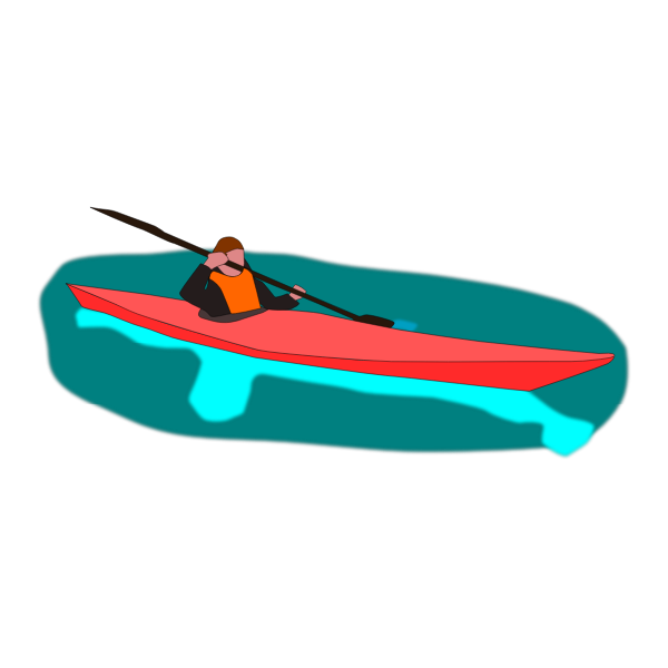 Download Kayak On The Water Free Svg