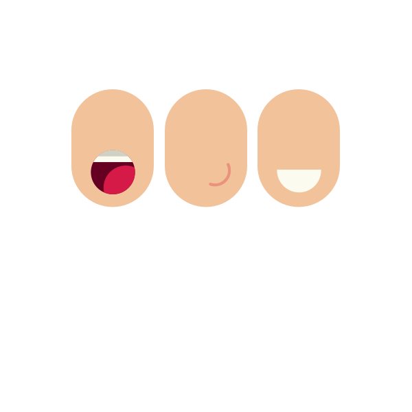 Faces with mouth