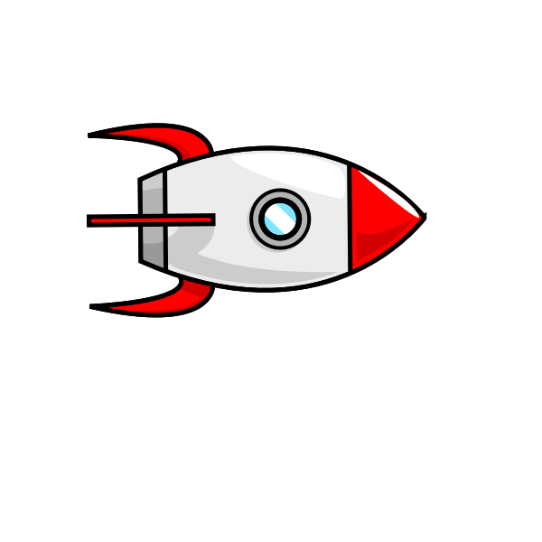 Cartoon spaceship | Free SVG