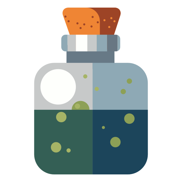 liquid in a jar