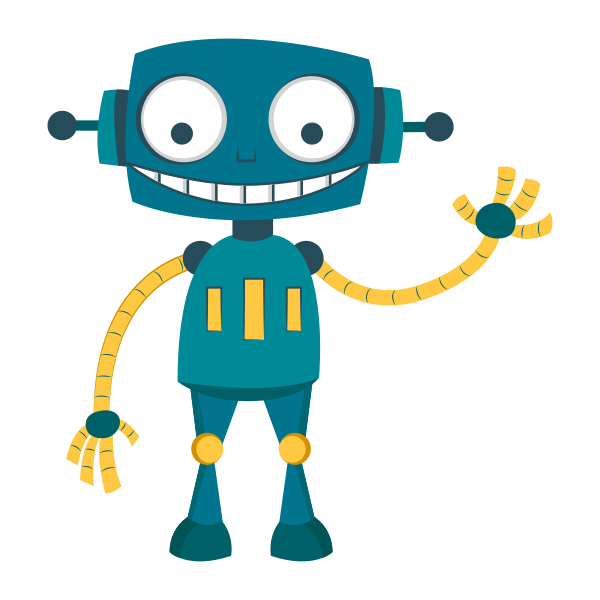 Happy Robot Free Svg