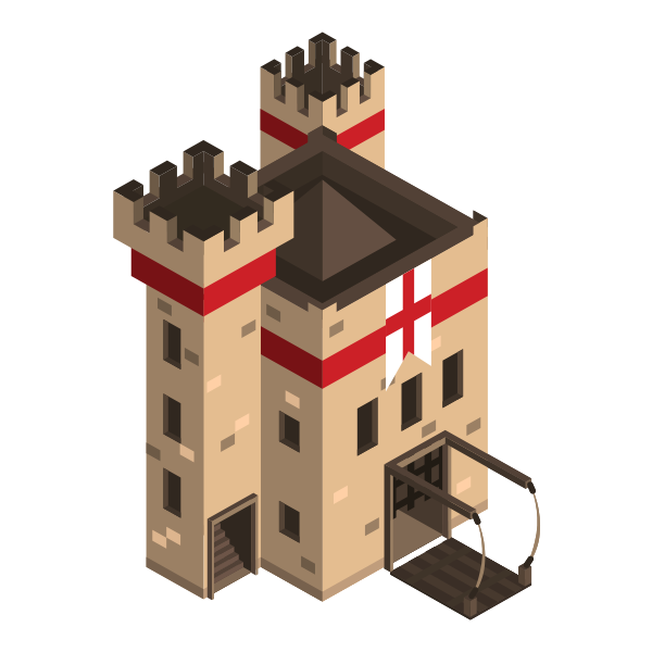 Isometric castle