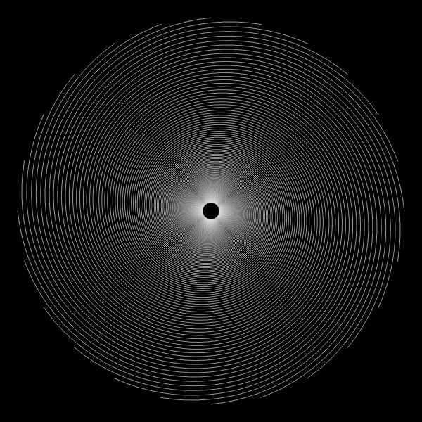 Logarithmic spiral | Free SVG