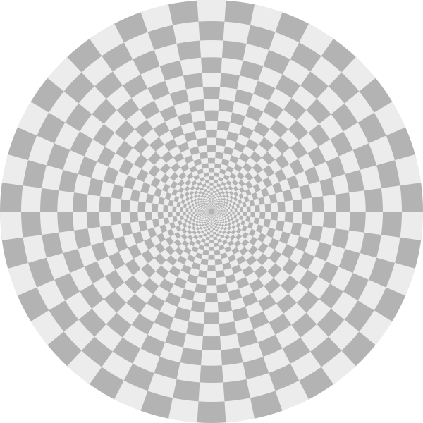 Spirograph checkered pattern