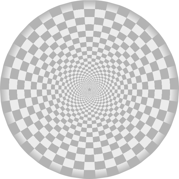 Round checker board