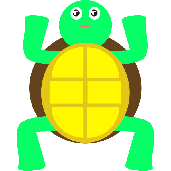 Green turtle vector image
