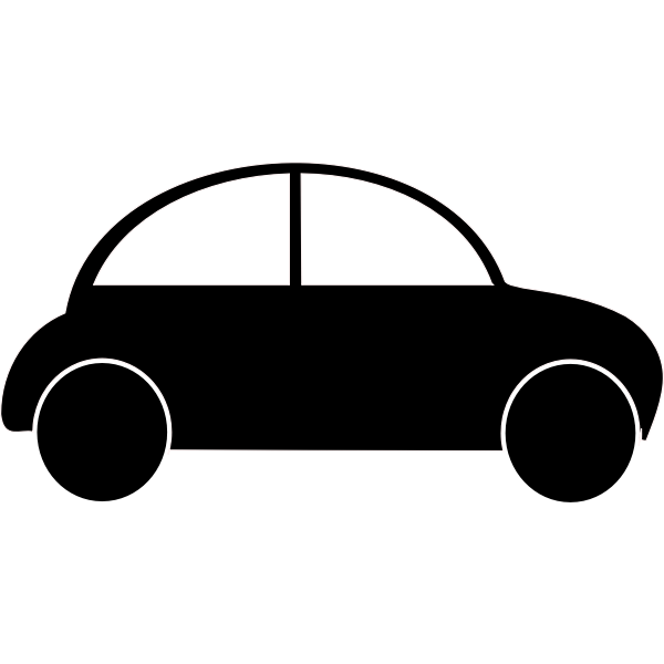 Simple car silhouette