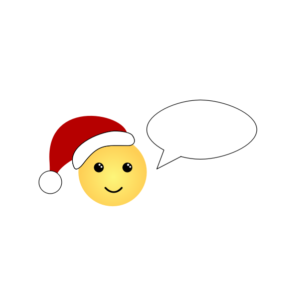 Download Santa Emoji Talking Free Svg