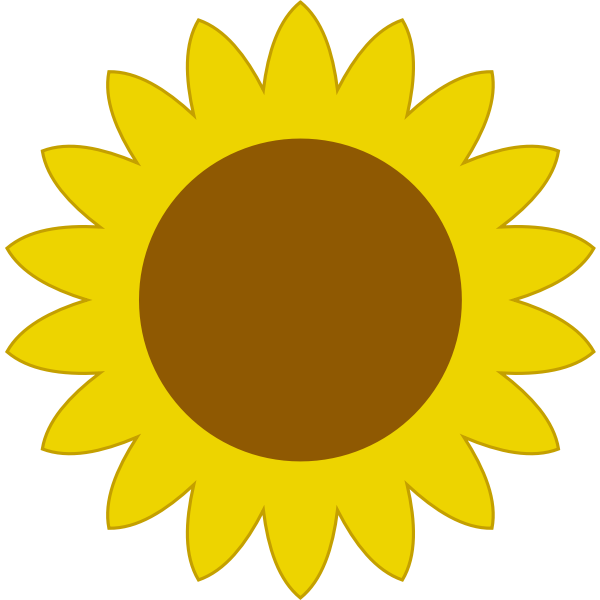 Free Free 108 Simple Sunflower Svg Free SVG PNG EPS DXF File